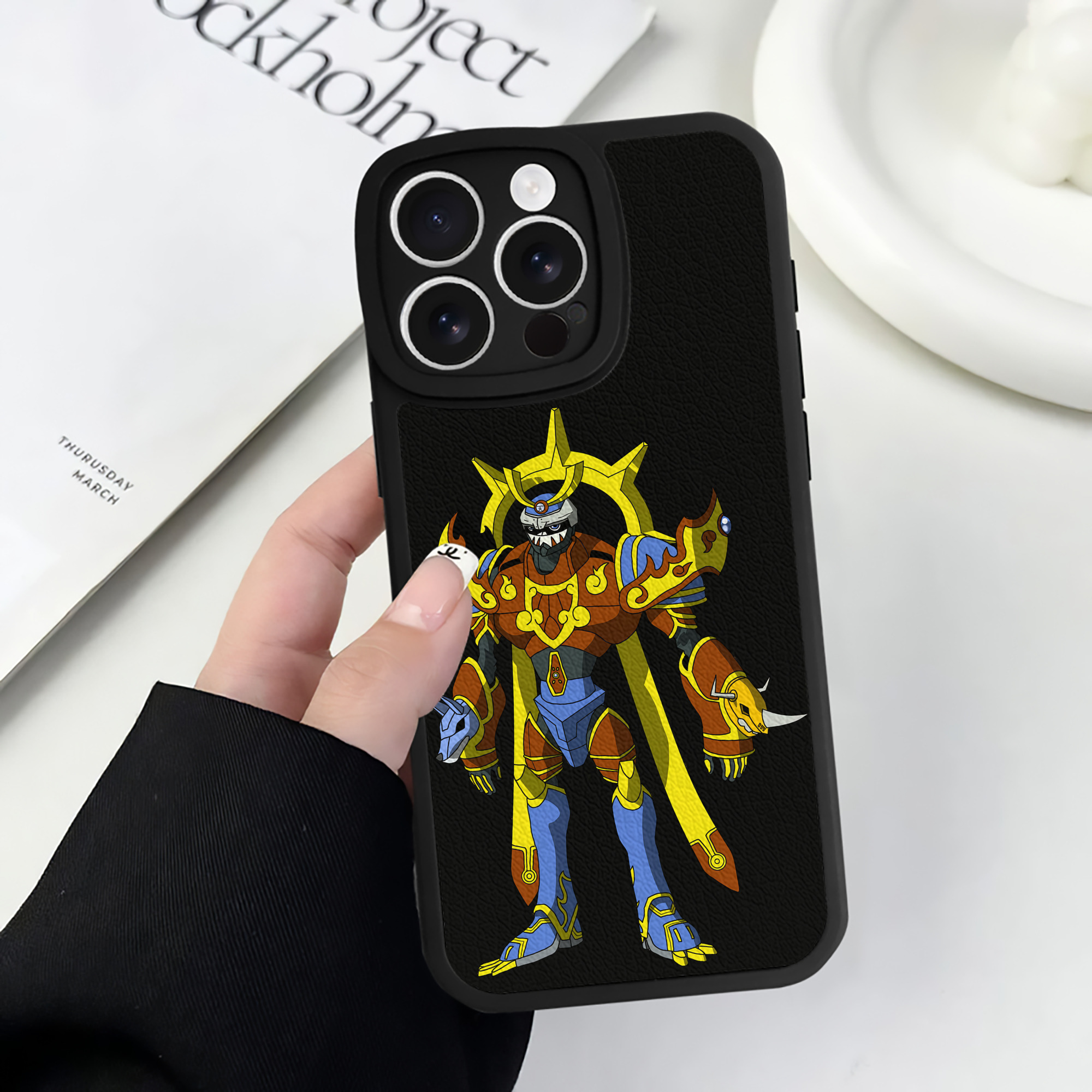（画像用） Digimon デジタルモンスター/デジモン 【iPhone 16シリーズ対応】シリコンスマホケース（レザー調） 材質：シリコン